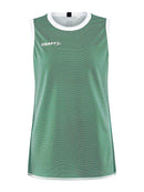 Craft Progress Rev. Singlet W Green/White - Suomen Brodeeraus