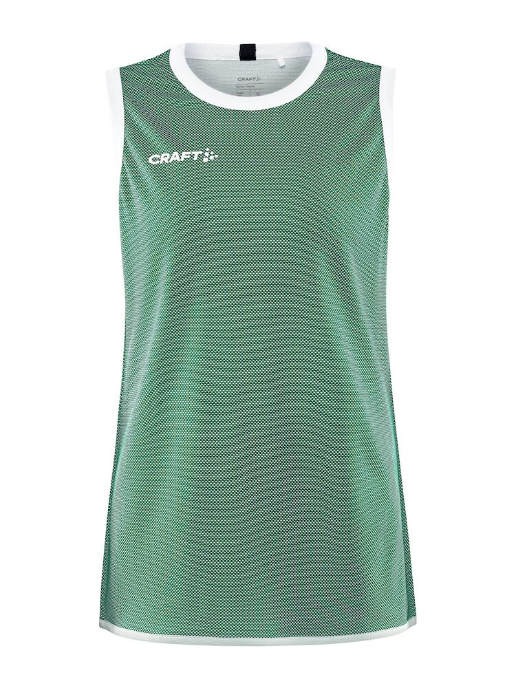 Craft Progress Rev. Singlet W Green/White - Suomen Brodeeraus