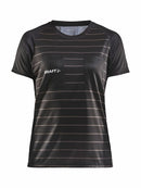 Craft Referee Tee W Black - Suomen Brodeeraus