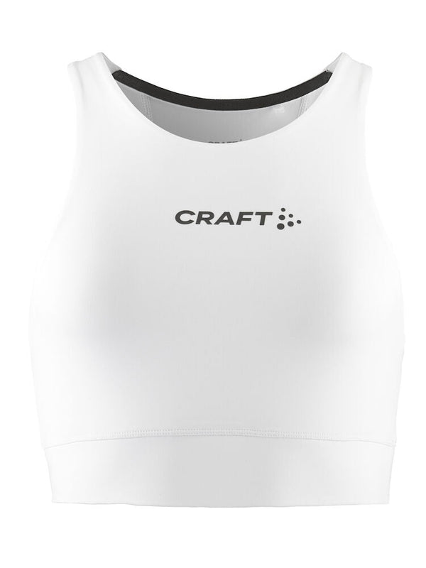 Craft Rush 2.0 Crop Top W White - Suomen Brodeeraus