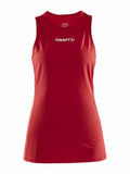 Craft Rush Slim Singlet W Bright red - Suomen Brodeeraus