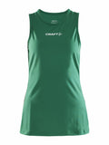 Craft Rush Slim Singlet W Team green - Suomen Brodeeraus