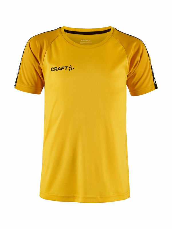 Craft Squad 2.0 Contrast Jersey J Yellow/golde - Suomen Brodeeraus