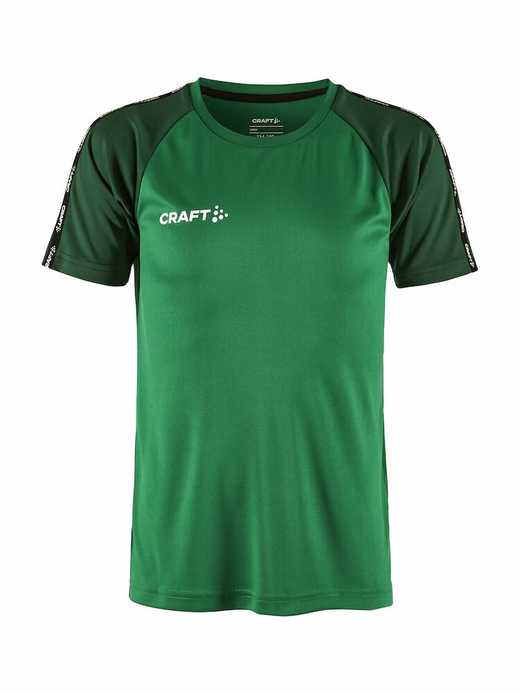 Craft Squad 2.0 Contrast Jersey Jr T green/ivy - Suomen Brodeeraus