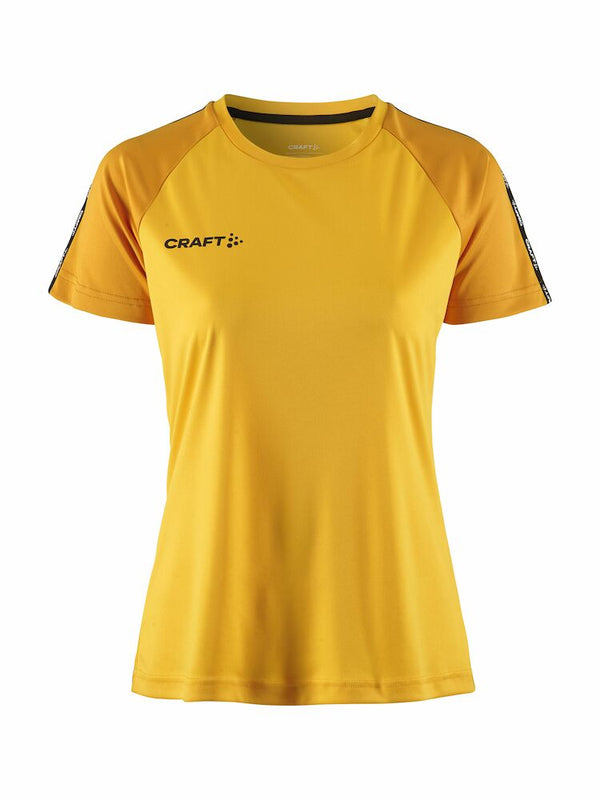 Craft Squad 2.0 Contrast Jersey W Yellow/golde - Suomen Brodeeraus