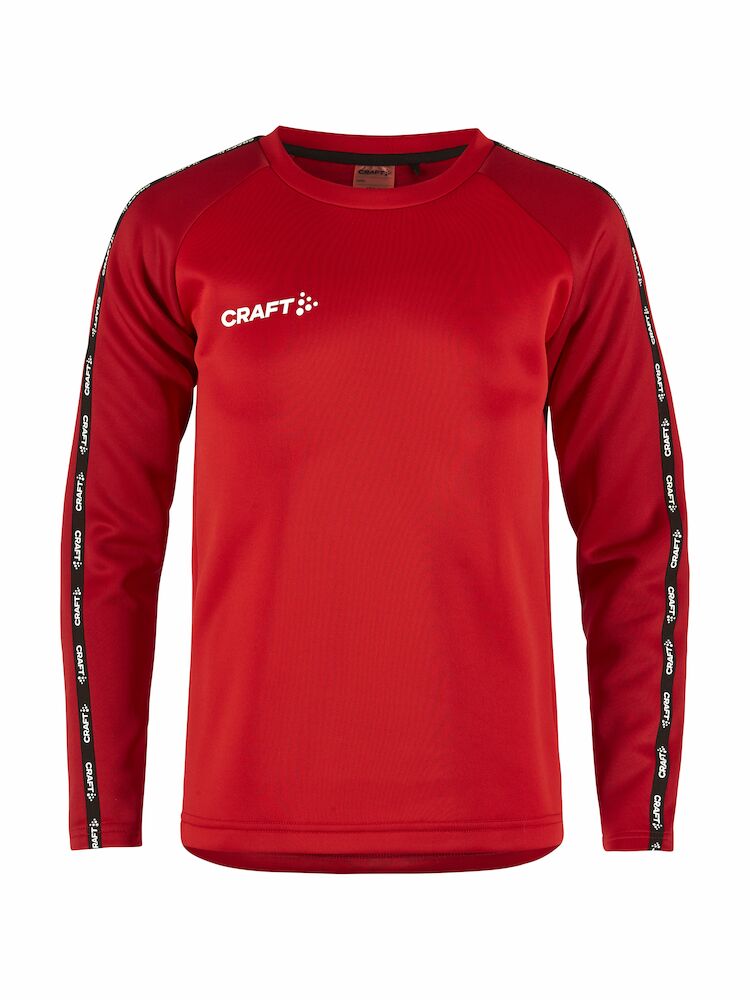 Craft Squad 2.0 Crewneck Jr Red/express - Suomen Brodeeraus