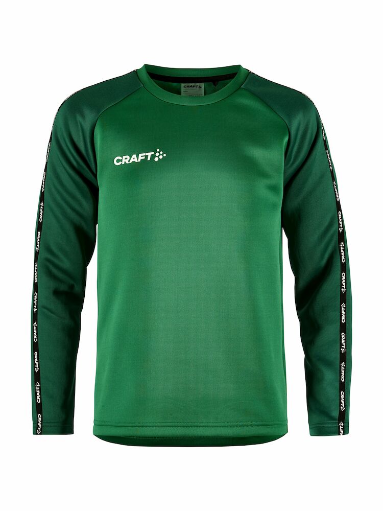 Craft Squad 2.0 Crewneck Jr T green/ivy - Suomen Brodeeraus