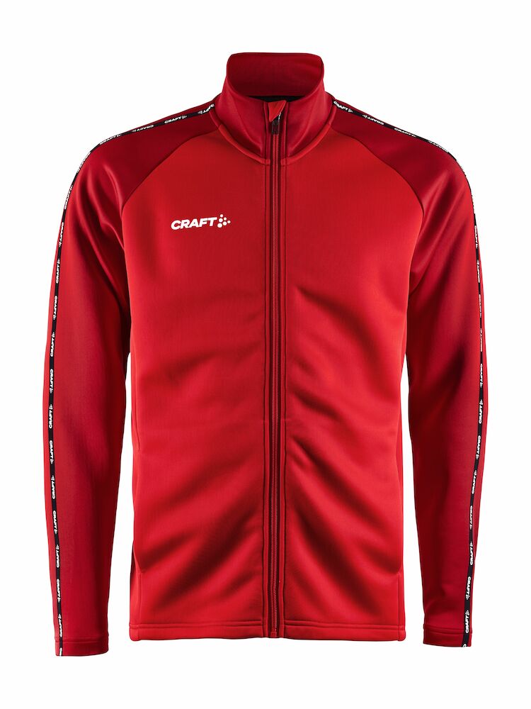 Craft Squad 2.0 Full Zip M Red/express - Suomen Brodeeraus