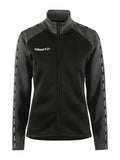 Craft Squad 2.0 Full Zip W Black/granite - Suomen Brodeeraus