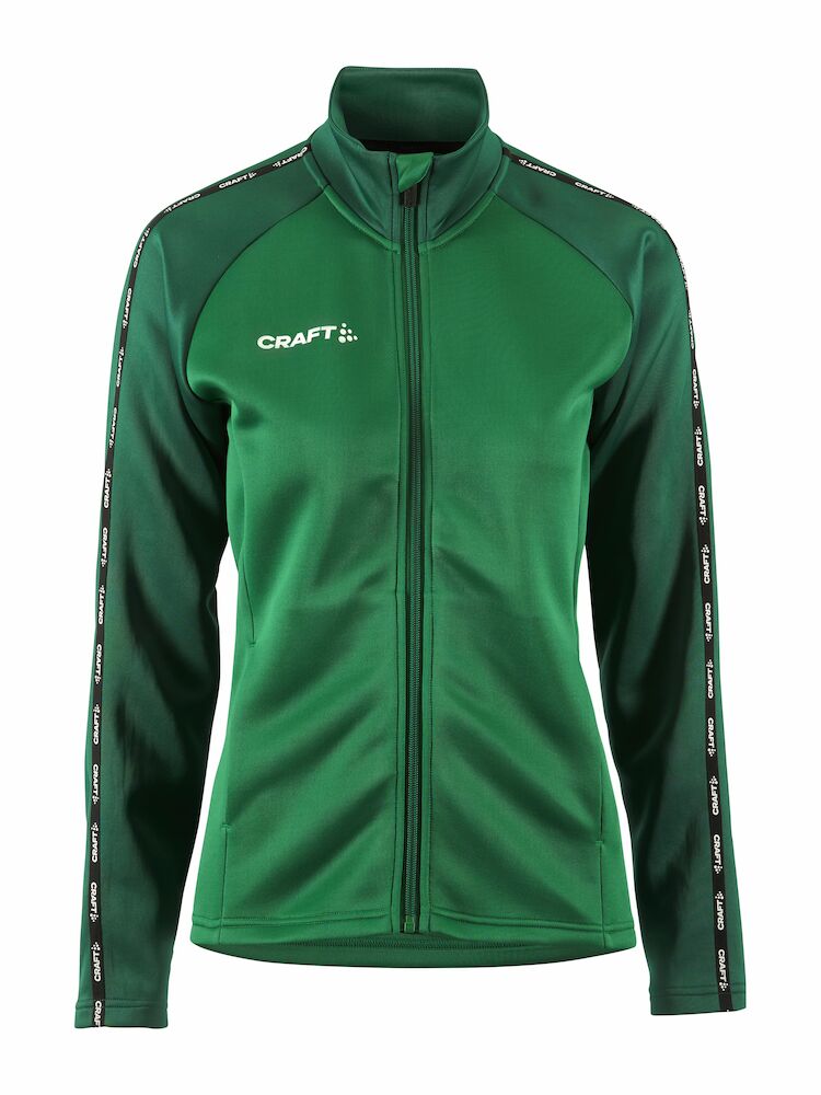 Craft Squad 2.0 Full Zip W T green/ivy - Suomen Brodeeraus