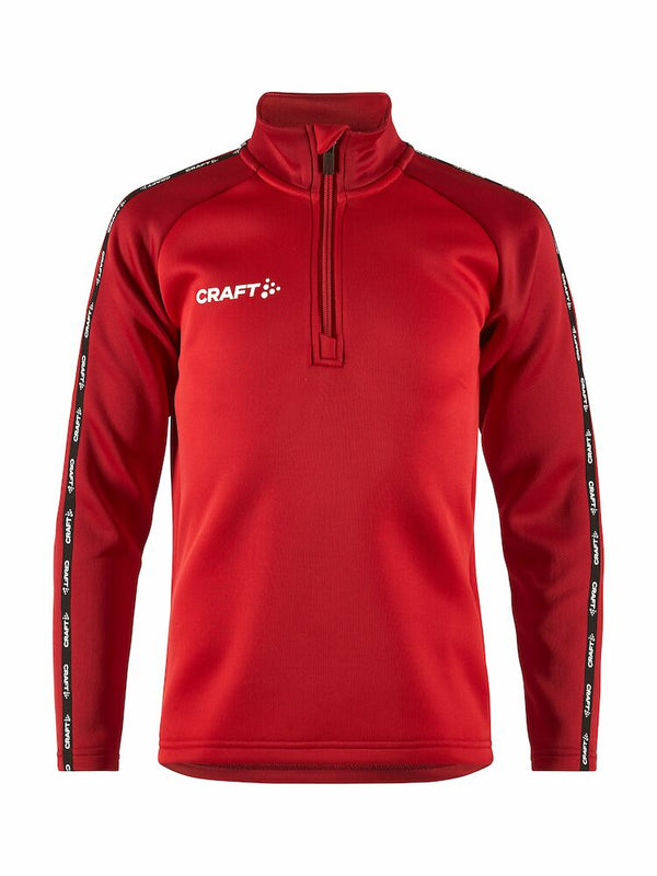 Craft Squad 2.0 Half Zip Jr Red/express - Suomen Brodeeraus