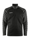 Craft Squad 2.0 Half Zip M Black/granite - Suomen Brodeeraus