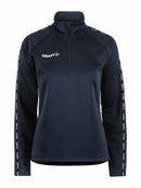 Craft Squad 2.0 Half Zip W Navy - Suomen Brodeeraus