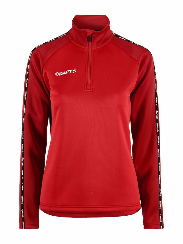 Craft Squad 2.0 Half Zip W Red/express - Suomen Brodeeraus