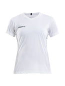 Craft Squad Jersey solid wmn White - Suomen Brodeeraus