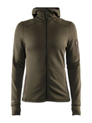 Craft Trict Polartec Hood women Dark Olive - Suomen Brodeeraus
