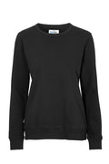 CREW NECK LADY (GOTS) BLACK S - Suomen Brodeeraus