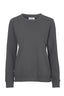 CREW NECK LADY (GOTS) CHARCOAL L - Suomen Brodeeraus