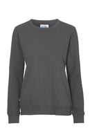 CREW NECK LADY (GOTS) CHARCOAL S - Suomen Brodeeraus