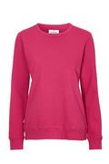 CREW NECK LADY (GOTS) DARK CERISE L - Suomen Brodeeraus