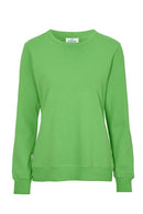 CREW NECK LADY (GOTS) GREEN XS - Suomen Brodeeraus