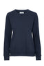 CREW NECK LADY (GOTS) NAVY L - Suomen Brodeeraus