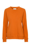 CREW NECK LADY (GOTS) ORANGE L - Suomen Brodeeraus