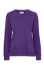 CREW NECK LADY (GOTS) PURPLE M - Suomen Brodeeraus