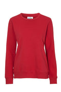 CREW NECK LADY (GOTS) RED M - Suomen Brodeeraus