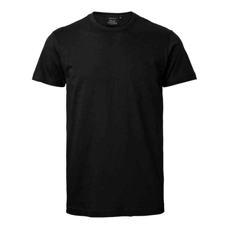 Delray T-shirt Black - Suomen Brodeeraus