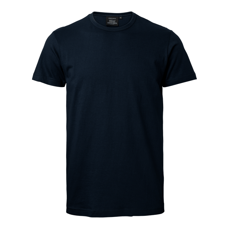 Delray T-shirt Blue - Suomen Brodeeraus