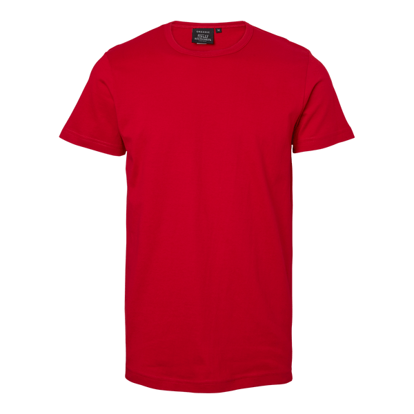 Delray T-shirt Red - Suomen Brodeeraus