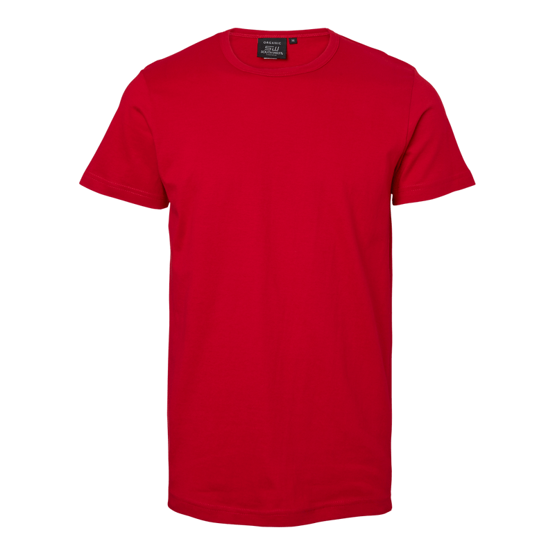 Delray T-shirt Red - Suomen Brodeeraus