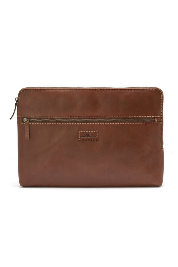 DOS LEATHER LINE COMPUTER CASE COGNAC one size - Suomen Brodeeraus