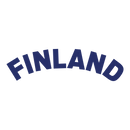 Finland - Text Blue FI Point - of sale Black ONE SIZE - Suomen Brodeeraus