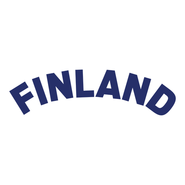 Finland - Text Blue FI Point - of sale Black ONE SIZE - Suomen Brodeeraus