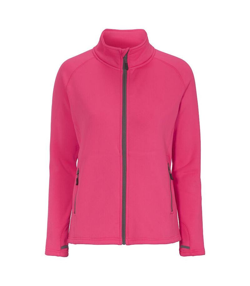 GRAPHIX BARCELONA FULL ZIP LADY Neon Pink - Suomen Brodeeraus