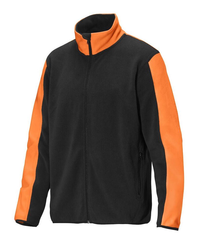 GRAPHIX CORTINA UNISEX FLEECE Black/Orange - Suomen Brodeeraus