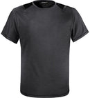 Green t - paita 7520 GRK Harmaa/Musta - Suomen Brodeeraus