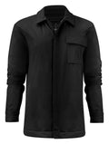 HARVEST LANDER SHIRT JACKET BLACK - Suomen Brodeeraus