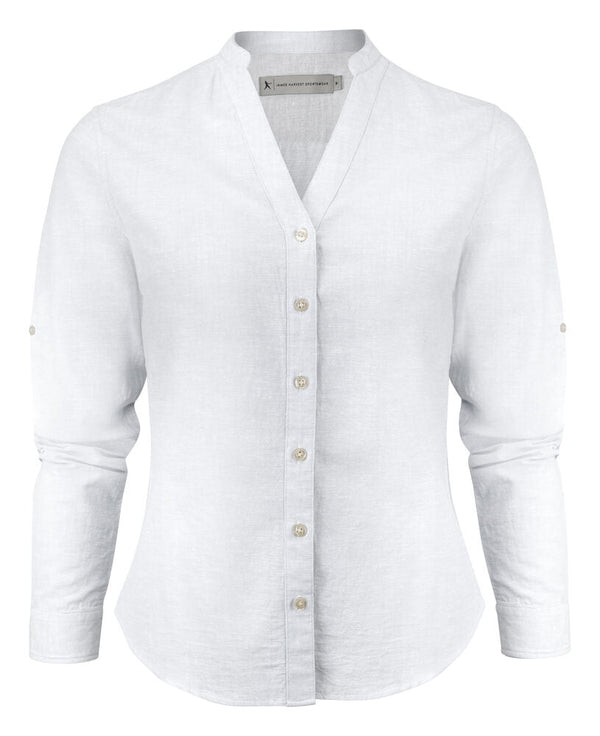 HARVEST TOWNSEND WOMAN SHIRT WHITE L - Suomen Brodeeraus