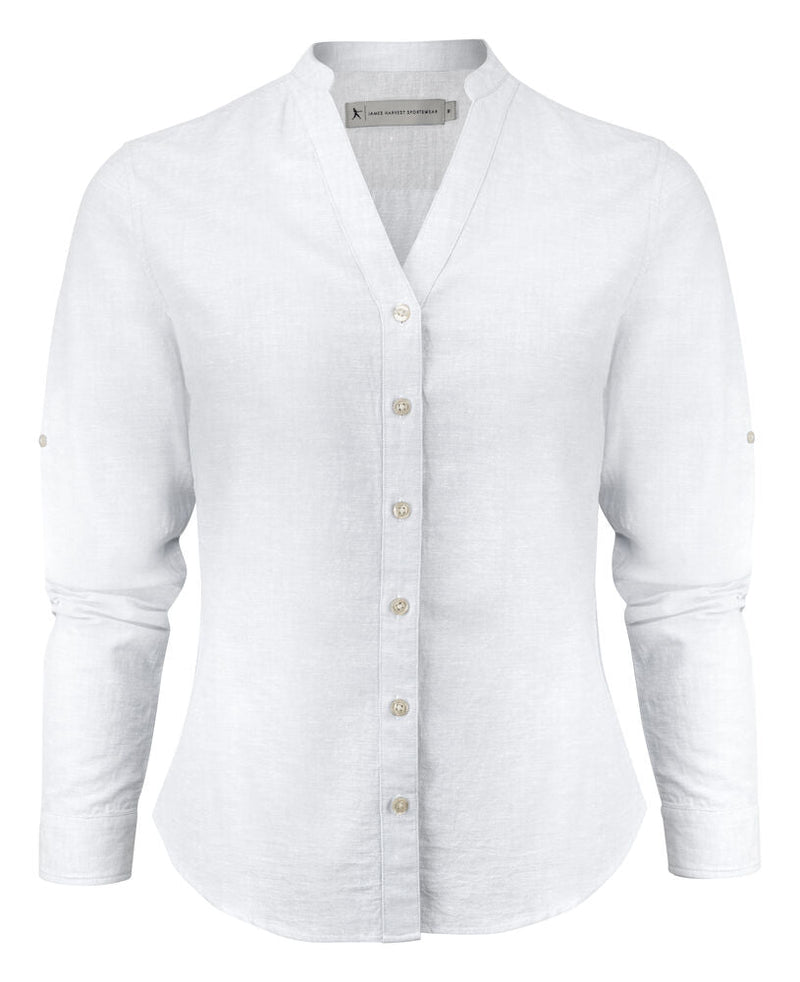 HARVEST TOWNSEND WOMAN SHIRT WHITE XS - Suomen Brodeeraus