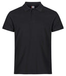 Heavy Premium polo Black - Suomen Brodeeraus