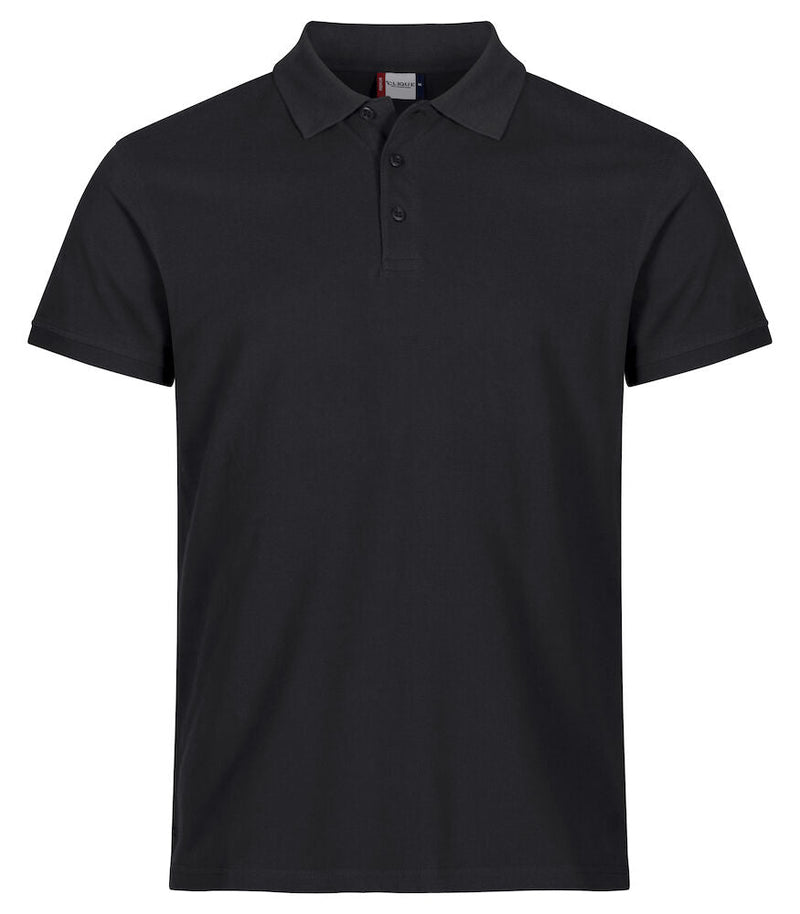 Heavy Premium polo Black - Suomen Brodeeraus