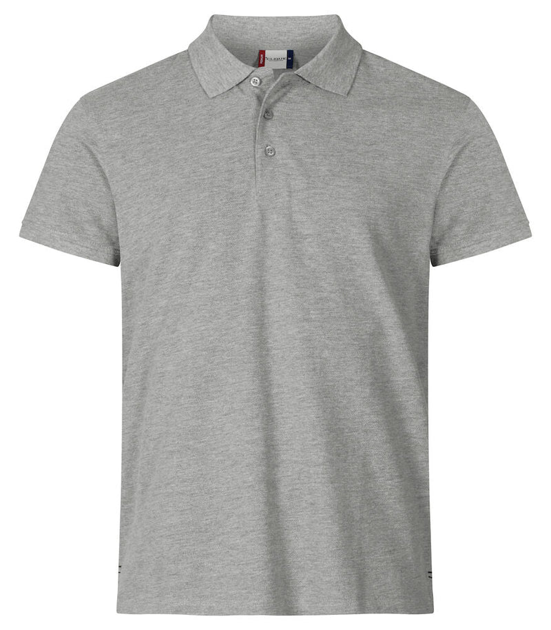 Heavy Premium polo Grey melange - Suomen Brodeeraus