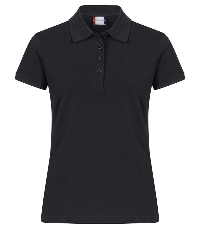 Heavy Premium polo ladies Black - Suomen Brodeeraus