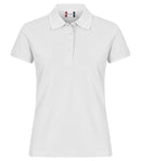 Heavy Premium polo ladies White - Suomen Brodeeraus
