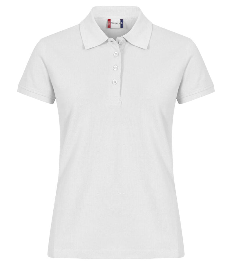 Heavy Premium polo ladies White - Suomen Brodeeraus