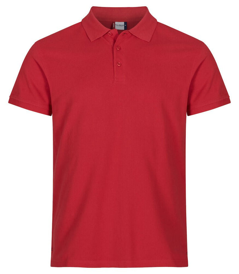 Heavy Premium polo Red - Suomen Brodeeraus