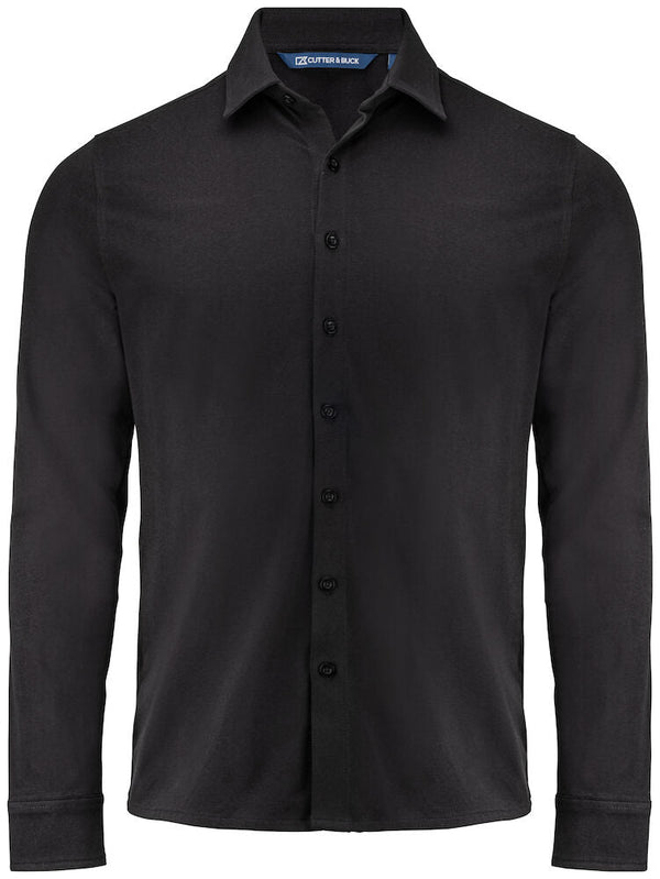 Hedley Stretch Shirt Black - Suomen Brodeeraus